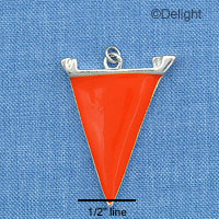 C1103 - Pennant - Orange - Silver Charm