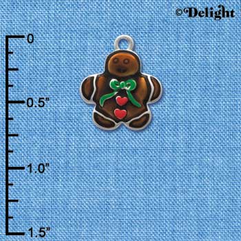 C1230 - Gingerbread - Boy - Silver Charm