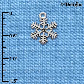 C1241 - Snowflake - - Silver Charm