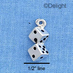 C1247 - Dice - - Silver Charm