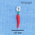 C1248 - Chili Pepper - - Silver Charm