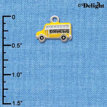 C1262* - School Bus - Side - Silver Charm (Left or Right)