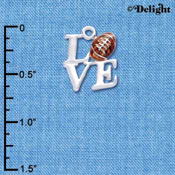 C1314 - Love - Silver Football - Silver Charm