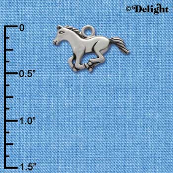 C1454* - Horse - Body - Silver Charm (Left or Right)