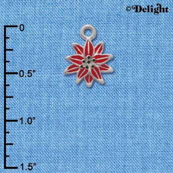 C1621 - Poinsettia - - Silver Charm