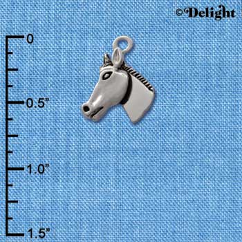 C1650* - Horse Head - - Silver Charm