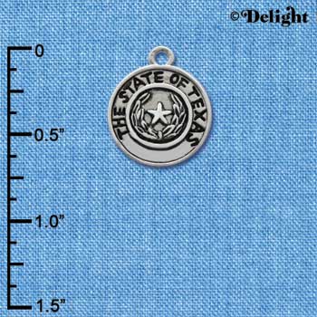 C1654 - Texas State Seal - - Silver Charm