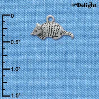C1722* - Armadillo - Small - Silver Charm (Left or Right)