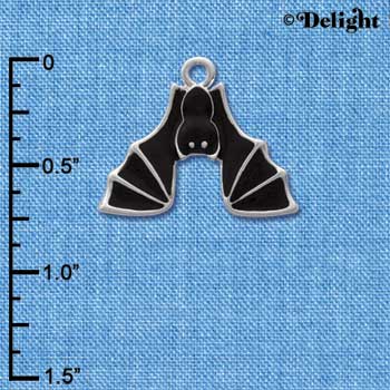 C1792 - Bat - Hanging - Silver Charm