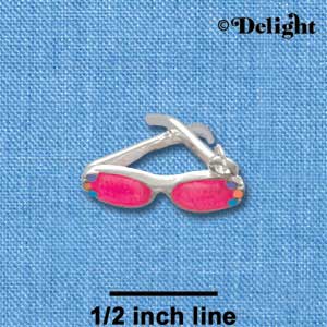 C1898+ - Sunglasses - 3D Hot Pink - Silver Charm