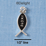 C1902 - Christian Fish - Ixoye - Silver Charm