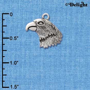 C2034* - Mascot - Eagle Head - Silver Charm