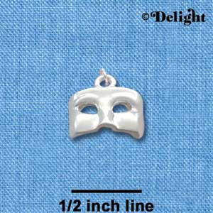 C2143+ - Half Face Mask Silver Charm