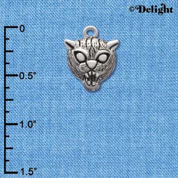 C2203* - Mascot - Wildcat - Small Silver Charm (Left or Right)