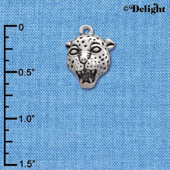 C2205* - Mascot - Jaguar - Small Silver Charm (Left or Right)