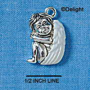 C2226* - Sleeping Angel - Silver Charm(Left or Right)