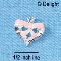C2229 - Heart with Pink Bow 
