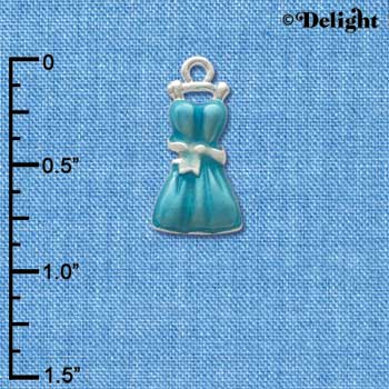 C2462 - Dress - Blue - Silver Charm