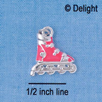 C2493* - Rollarblade - Hot Pink - Silver Charm (Left or Right)