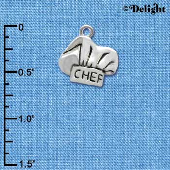 C2599 - Chef Hat - Silver Charm