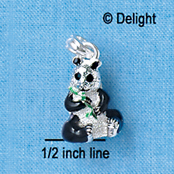 C2711+ - Panda - 3-D - Silver Charm