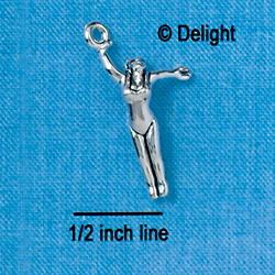 C2735+ - Swimmer -3-D - Silver Charm