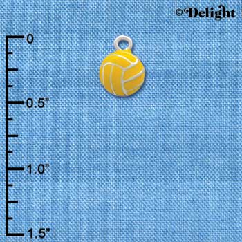 C2767 - Mini Water Polo Ball - Silver Charm