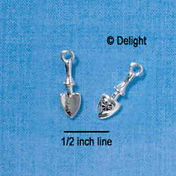 C2901+ - 3-D Silver Garden Shovel - Silver Charm