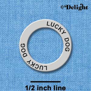 C3210 - Lucky Dog - Affirmation Message Ring