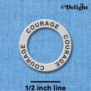 C3236 - Courage - Affirmation Message Ring