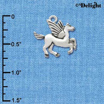 C3416 - Silver Medium Pegasus - Silver Charm (Left or Right)