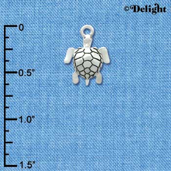 C3517 tlf - Sea Turtle - Silver Charm