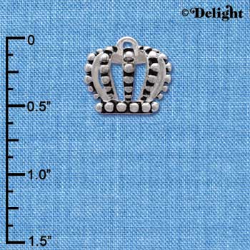 C3830 tlf - Crown - Im. Rhodium Charm