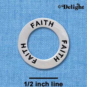 C3866+ tlf - Faith - Affirmation Message Ring 