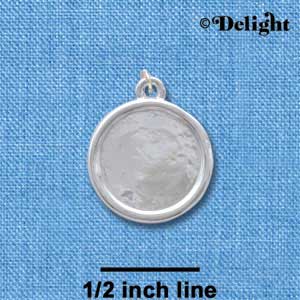 C3883 tlf - Silver Disc Holder - Silver Charm 