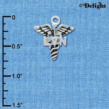 C3943 tlf - Caduceus with LVN - Silver Charm