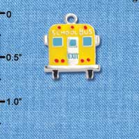 C1045 - School Bus - Back - Silver Charm