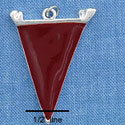 C1102 - Pennant - Maroon - Silver Charm