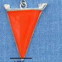 C1103 - Pennant - Orange - Silver Charm