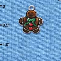 C1230 - Gingerbread - Boy - Silver Charm