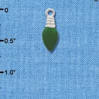 C1237 - Light - Green - Silver Charm