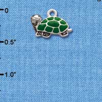 C1255* - Turtle - Side - Silver Charm (Left or Right)