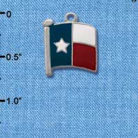 C1264 - Texas Flag - Lone Star - Silver Charm
