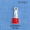 C1358 - Nail Polish - Silver Red - Silver Charm