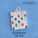 C1422 - Bingo Card - - Silver Charm