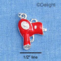 C1451 - Hair Dryer - Red - Silver Charm