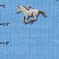 C1454* - Horse - Body - Silver Charm (Left or Right)