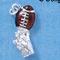 C1479 - Football - Hands - Silver Charm