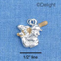 C1521* - Baseball Player - Head - Silver Charm