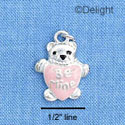 C1534 - Bear - Heart Pink 